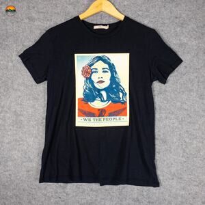 Obey We The People Defend Dignity T-Shirt Black Unisex Adults Size Medium